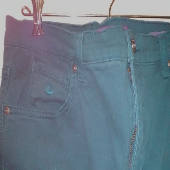 GLORIA VANDERBILT AMANDA JEANS TURQUOISE SIZE 14 AVG - Picture 6 of 10